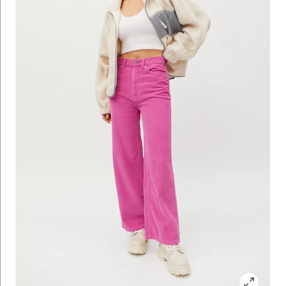 Urban outfitters, only warn once size 30 pink curdory pants